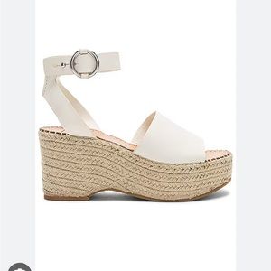 Dolce Vita Lesly Platform Wedge in Off White